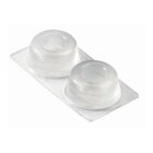 Universalpuffer 22 x 10 mm rund, Kunststoff, transparent,...