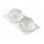 Universalpuffer 22 x 10 mm rund, Kunststoff, transparent, 2 Stück