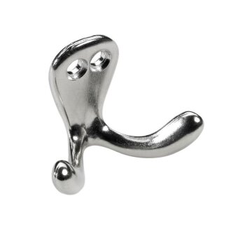 Hettich Zierhaken, 42 x 35 x 23 mm, Zinkdruckguss, Aluminium-Optik