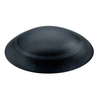 HETTICH Wandpuffer, Ø 60 mm, Kunststoff, schwarz, 2 Stück