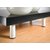 Möbelfuß / Tischbein weiß D 30 x 100 mm mit Befestigungsplatte