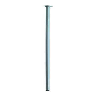 Tischbein, Alu-Optik  25 x 25 x 700 mm B-Ware mit Kratzern und Macken