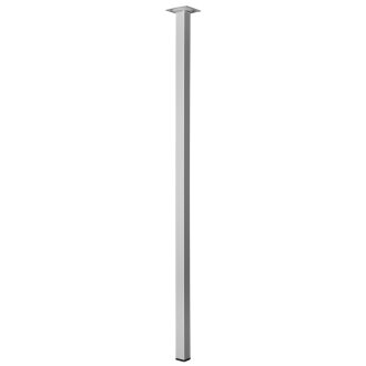 HETTICH Tischbein, 25 x 25 x 800 mm, Alu-Optik, B-Ware Folie nicht vorhanden
