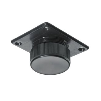 HETTICH Höhenversteller, 80 x 65 x 25mm, Kunststoff, schwarz