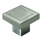 Knopf Zinkdruckguss Edelstahl-Optik 24x24