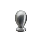 Hettich Möbelknopf, Ø 15 x 25 mm, Zinkdruckguss, Edelstahl-Optik