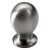 Hettich Möbelknopf, Ø 15 x 25 mm, Zinkdruckguss, Edelstahl-Optik