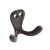 HETTICH Zierhaken, Zinkdruckguss, braun, 42 x 35 x 23mm