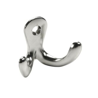 HETTICH Zierhaken, 49 x 49 x 27 mm, Zinkdruckguss Aluminium Optik