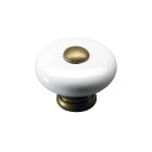 HETTICH Möbelknopf, Ø 32mm, Porzellan...