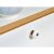HETTICH Möbelknopf, Ø 32mm, Porzellan vermessingt