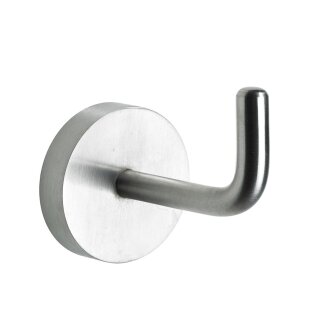HETTICH Mantelhaken, 45 x 58 x 59 mm, Edelstahl matt
