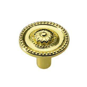 Hettich Möbelknopf, Ø 30mm, vermessingt