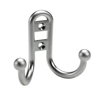 HETTICH Haken, Aluminium-Optik, 77 x 68 x 35mm