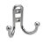 HETTICH Haken, Aluminium-Optik, 77 x 68 x 35mm