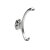 HETTICH Hut/Mantelhaken / Garderobenhaken, Alu-Optik, 130 x 30 x 90mm