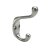 HETTICH Hut/Mantelhaken Alu-Optik 90 x 24 x 63mm