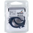 Sockelverstellfuß-Klipp 25mm Kunststoff schwarz, 2 Stück