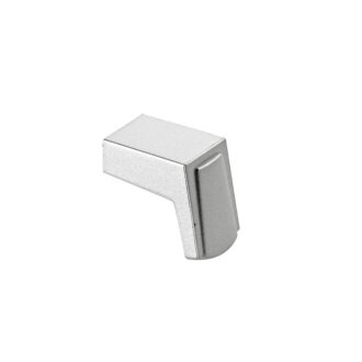 Hettich Möbelknopf Haken, Kunststoff, Alu-Optik