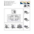 Hettich Aufschraub-Federscharnier Mini, vernickelt, 2 Stück