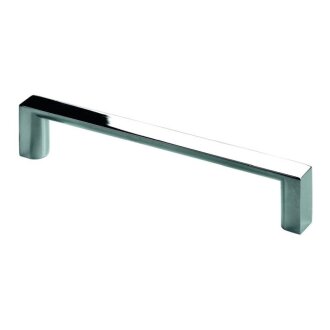 HETTICH Möbelgriff, BA128 mm, Zinkdruckguss, verchromt, 137,5 x 12 x 26,5 mm