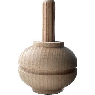 Kugelfüße Buche D 55mm H 45 mm 2 Stück B-Ware - Verpackungsfolie eingerissen