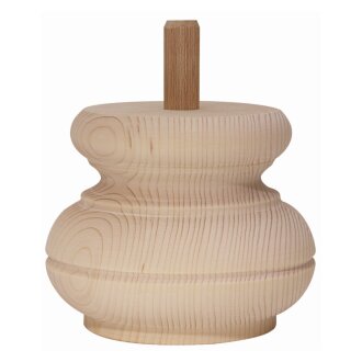 Hettich Kugelfüße, Ø 80 x 75 mm, Fichte Natur, 2 Stück