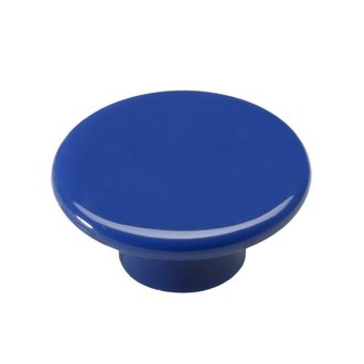 Möbelknopf, Kunststoff blau D55mm