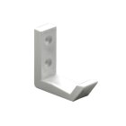 HETTICH Mantelhaken, 18 x 51 x 57 mm, Kunststoff, weiß