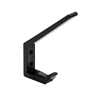 HETTICH Haken, 18 x 135 x 90mm, Kunststoff, schwarz