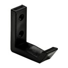 HETTICH Mantelhaken, 18 x 51 x 57 mm, Kunststoff, schwarz