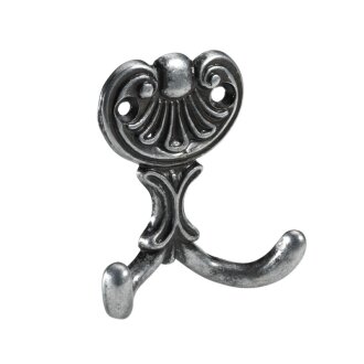 HETTICH Mantelhaken, Zinkdruckguss brüniert, 60 x 67 x 22 mm