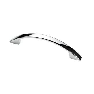 Hettich Möbelgriff lose inkl. Schrauben, verchromt, BA96mm, Zinkdruckguss