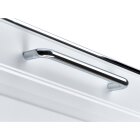 Hettich Möbelgriff, Stahl, verchromt, BA 128 mm