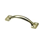 Hettich Möbelgriff, 127 x 32 x 28 mm, Stahl vermessingt