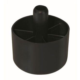 HETTICH Möbelgleiter Kunststoff schwarz Ø 60 mm x 38 mm Steckmontage