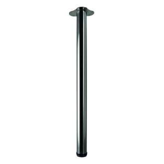 Tischbein D 60 - 840 - 870 mm verst. Edelstahl Optik, B-Ware