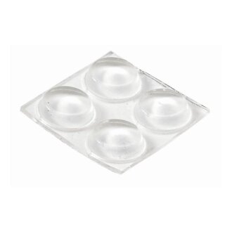 Hettich Anschlagdämpfer, 13 x 3 mm, rund, transparent, 4 Stück