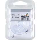 HETTICH Saughaken, transparent, Ø40mm, 3 Stück