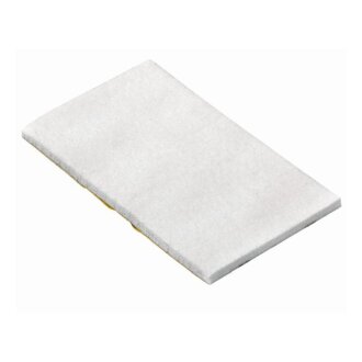 HETTICH Filzzuschnitt, 100 x 200 mm, weiß, selbstklebend, 5 Stück