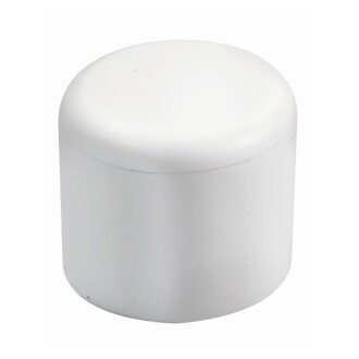 Hettich Fußkappe, Ø 30mm, rund, Kunststoff, weiß, 4 Stück