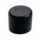 Fußkappe 30 mm rund, Kunststoff schwarz 4 Stück