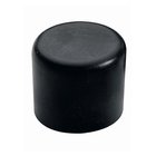 Fußkappe 30 mm rund, Kunststoff schwarz