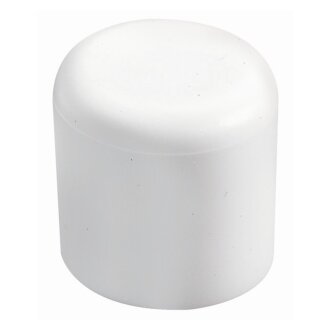 HETTICH Fußkappe, 22 mm rund, Kunststoff weiß