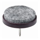 HETTICH Filzgleiter mit Stift, Ø 28mm rund, braun,...