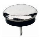 Metallgleiter mit Stift und Kunststoffscheibe
