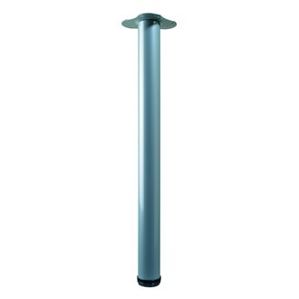 Möbelfuß / Tischbein alu D 60 x 700 - 730 mm verstellbar B-Ware mit leichten Kratzern und Macken