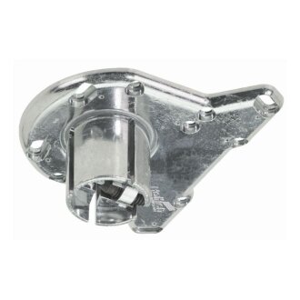 HETTICH Montageplatte für Möbelfuß, Ø 50 mm, Zinkdruckguss blank