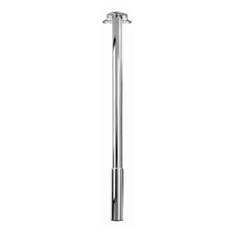 Möbelfuß / Tischbein Jumbo Chrom-Optik D 50 x 920-1100 mm höhenverstellbar - exkl. Montageplatte B-Ware