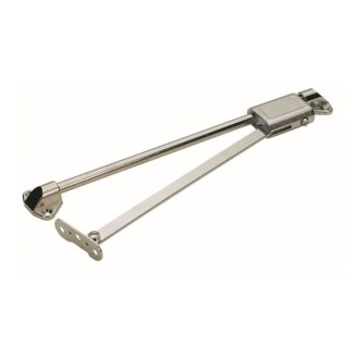 Hettich Bremsklappenhalter mit wartungsfreiem Bremskraftsystem, 350 mm, Öffnungswinkel max. 90°